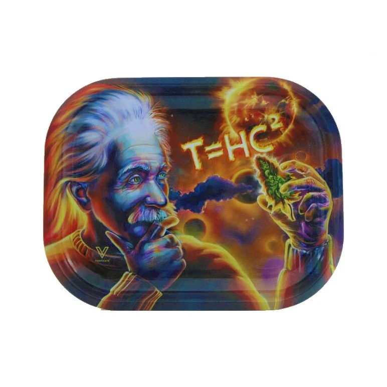V Syndicate Rolling Tray T=HC2 Einstein Solar Diesel – 18 × 14 cm