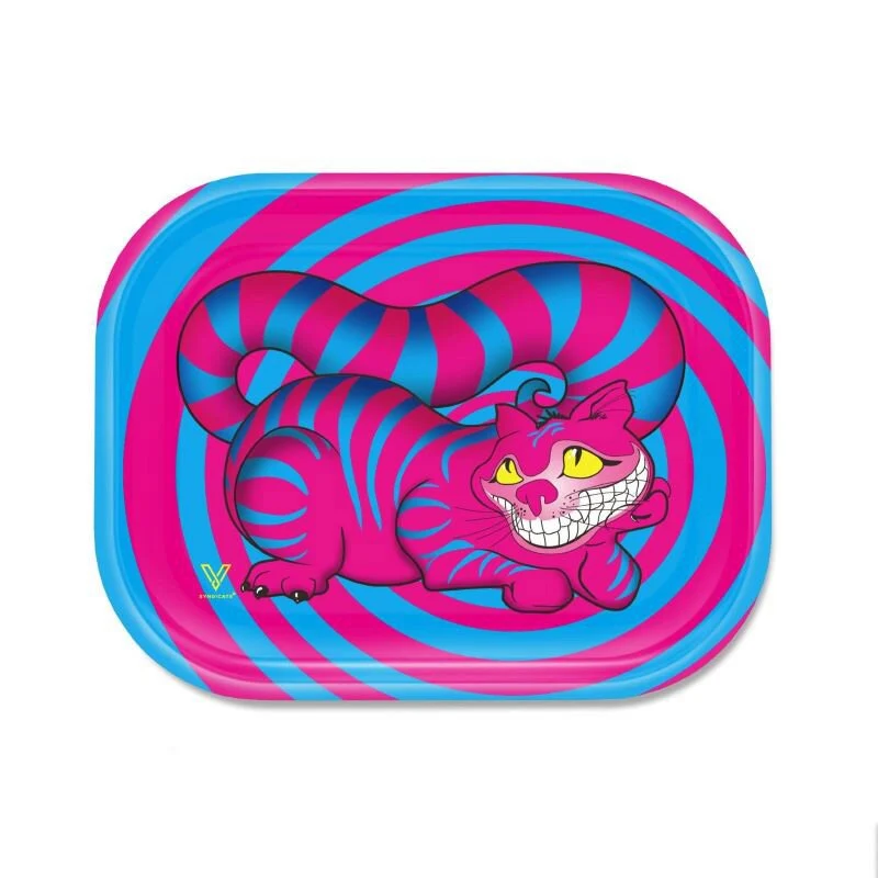 V Syndicate Rolling Tray Seshigher Cat – 18 × 14 cm