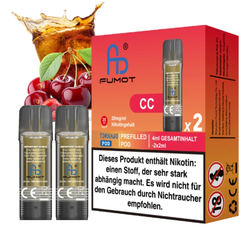 Fumot Tornado Pod - CC (Cherry Cola)