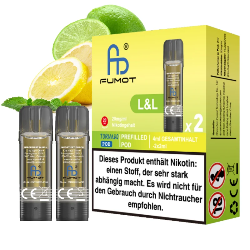 Fumot Tornado Pod - L&L (Lemon & Lime)