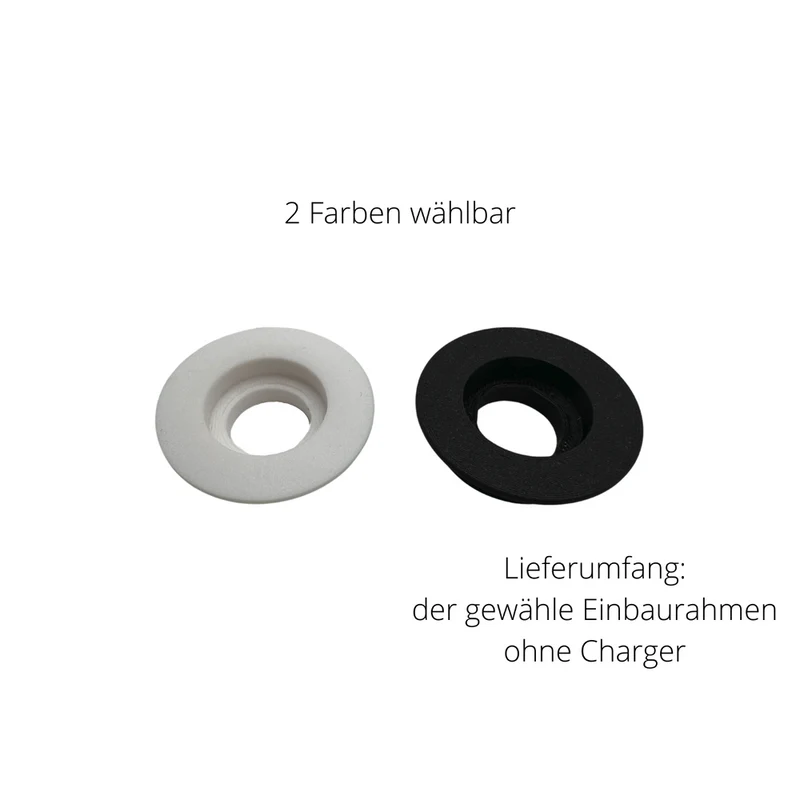 Für Apple Watch Charger Halter - Unterputz DIY Einbaurahmen Schreibtisch, Büro