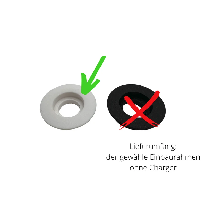 Für Apple Watch Charger Halter - Unterputz DIY Einbaurahmen Schreibtisch, Büro