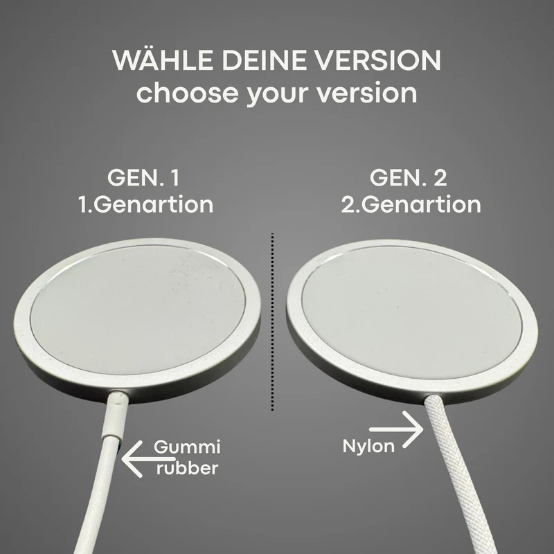 Für Apple MagSafe - Halter Unterputz DIY Einbaurahmen Schreibtisch, etc ... V01
