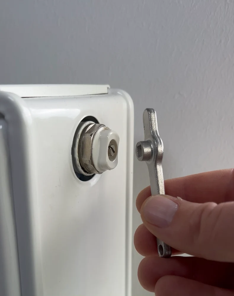 Entlüftungsschlüssel Heizungsschlüssel Heizkörper Entlüftungsgriff V2A B-WARE
