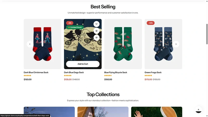 Glozin theme – Socks | Apparel & Accessories