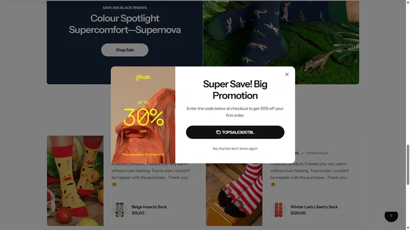 Glozin theme – Socks | Apparel & Accessories