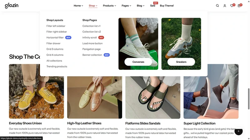 Glozin theme – Foot Wear | Shoes & Accessories