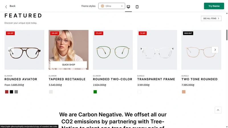 Agile Theme – Glina | Jewelry & Accessories