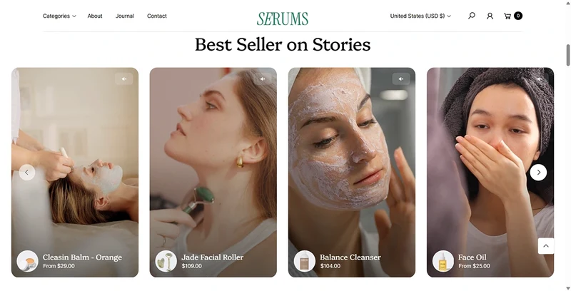 Agile Theme – Serums | Beauty & Skincare
