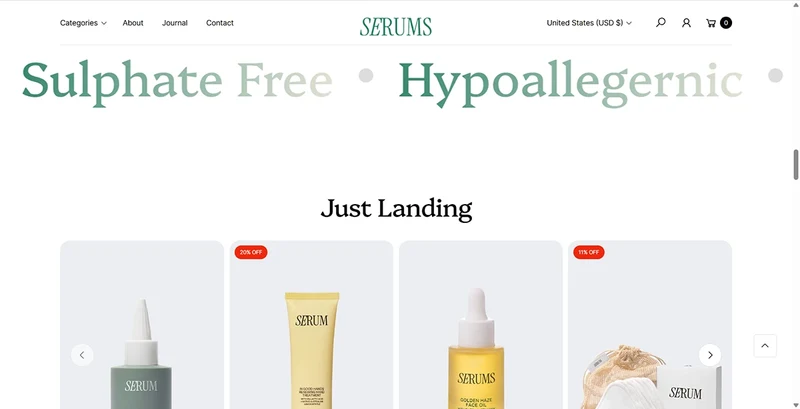 Agile Theme – Serums | Beauty & Skincare