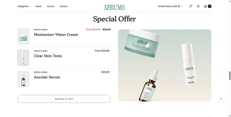 Agile Theme – Serums | Beauty & Skincare