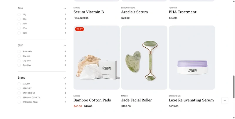 Agile Theme – Serums | Beauty & Skincare