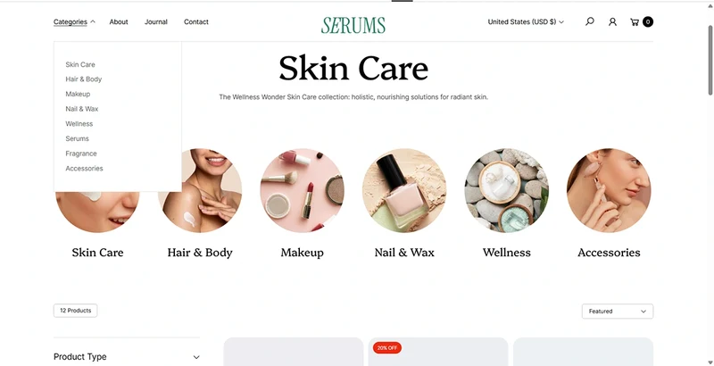 Agile Theme – Serums | Beauty & Skincare