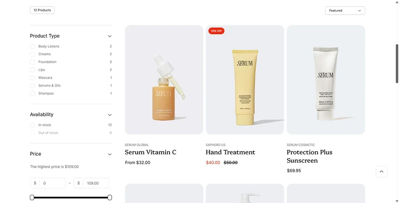 Agile Theme – Serums | Beauty & Skincare