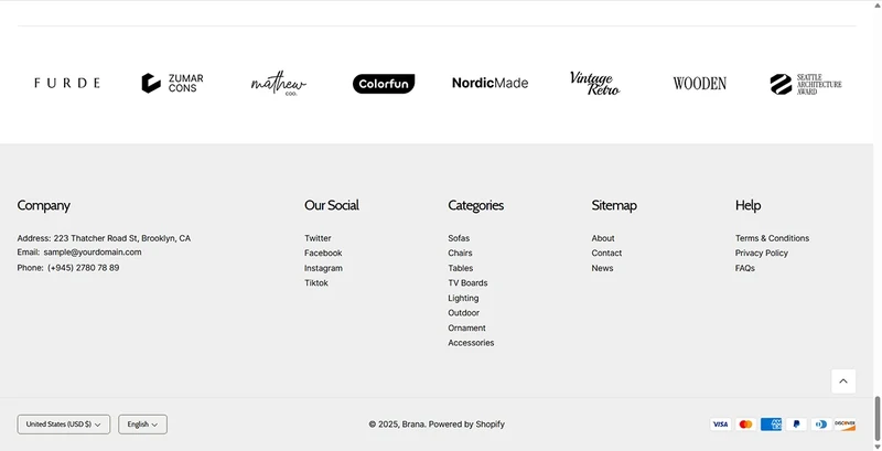 Agile Theme – Brana | Furniture & Home Decor