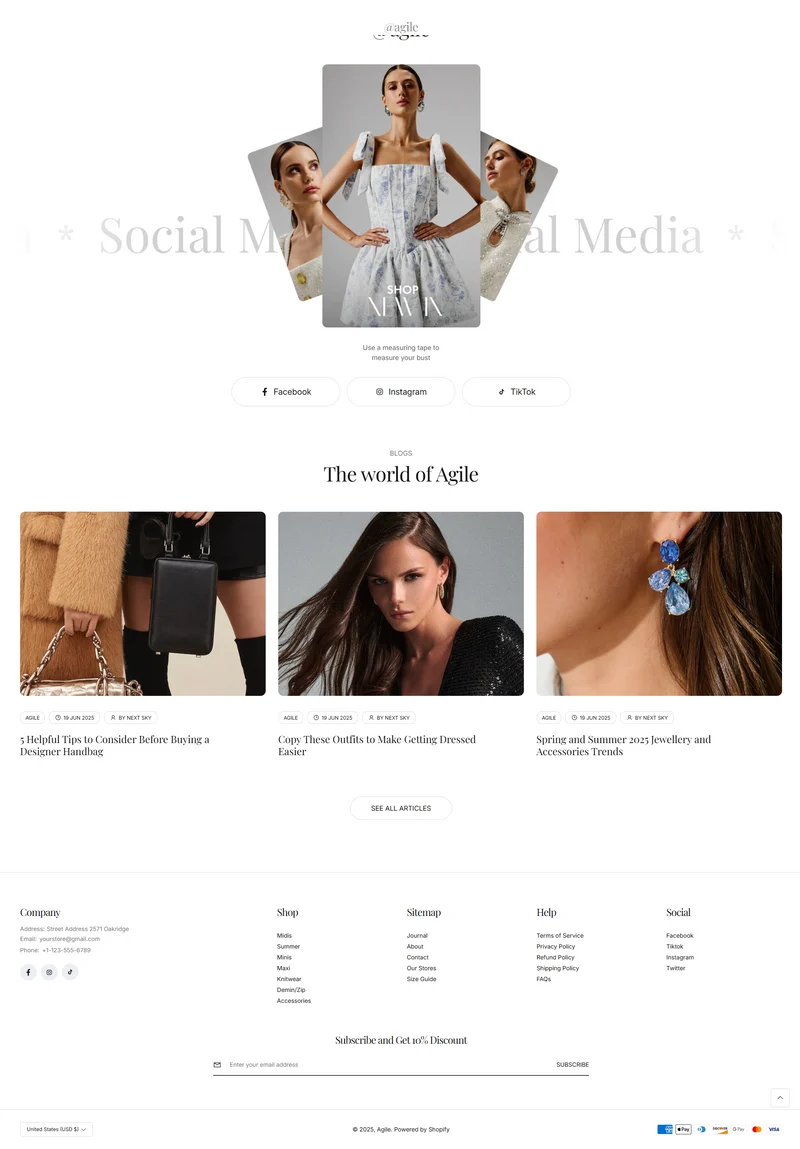 Agile Theme – Agile | Clothing, Fashion & Lifestyle