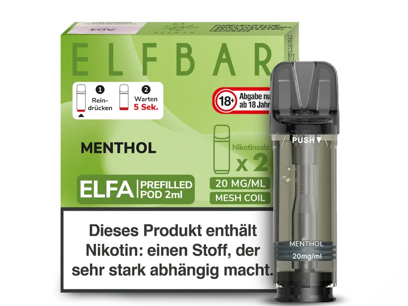 Elfbar ELFA POD Menthol (2x2ml) 20mg