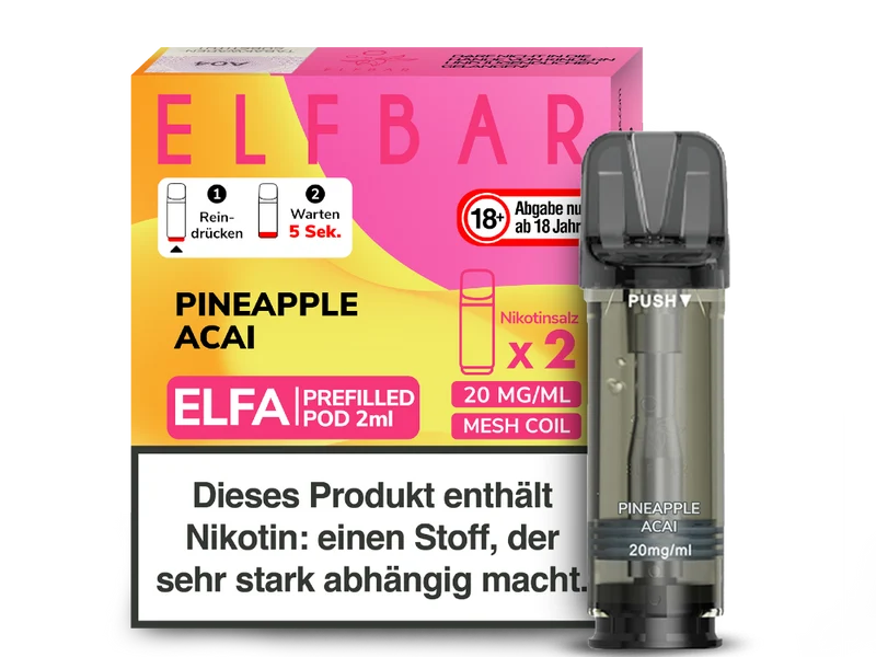 Elfbar ELFA POD Pineapple Acai (2x2ml) 20mg