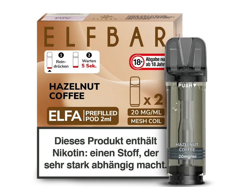 Elfbar ELFA POD Hazelnut Coffee (2x2ml) 20mg