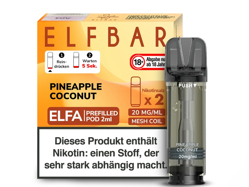 Elfbar ELFA POD Pineapple Coconut (2x2ml) 20mg
