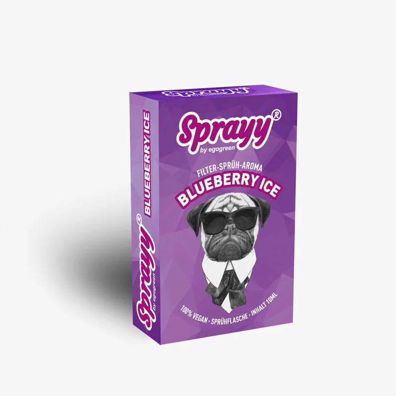 SPRAYY® Blueberry ICE für Tabak Zigaretten