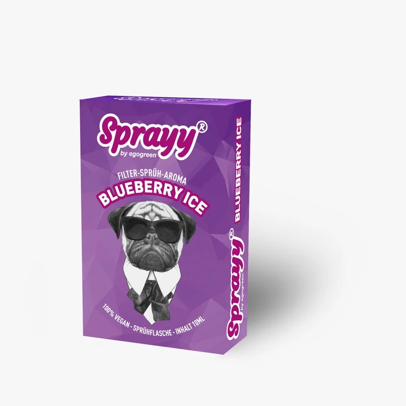 SPRAYY® Blueberry ICE für Tabak Zigaretten