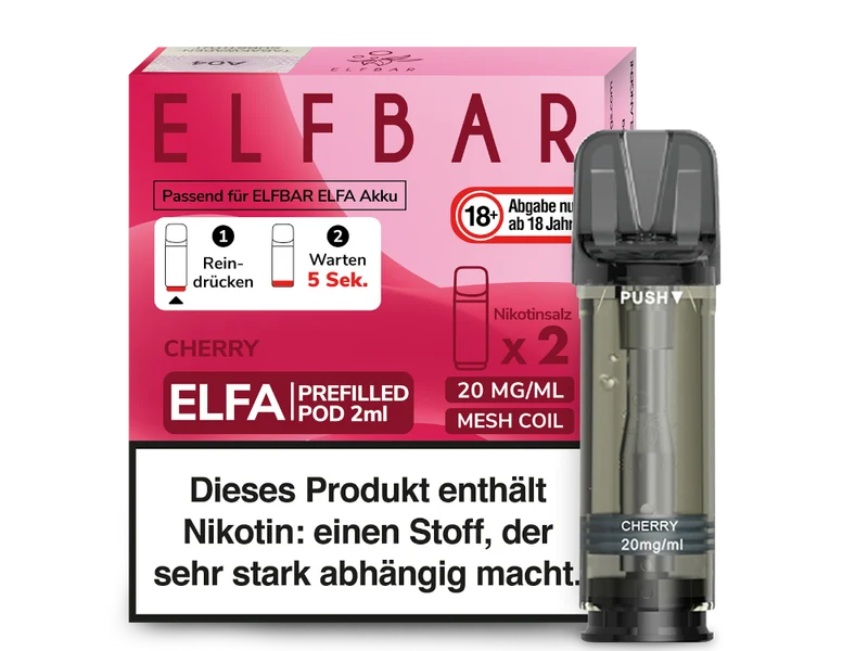Elfbar ELFA - POD Cherry Candy (2x2ml) 20mg