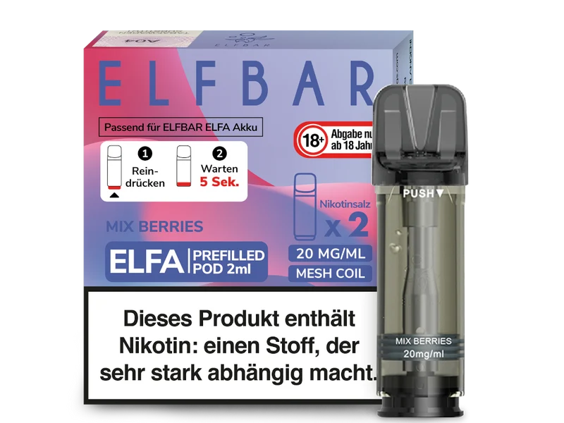 Elfbar ELFA - POD Mix Berries (2x2ml) 20mg