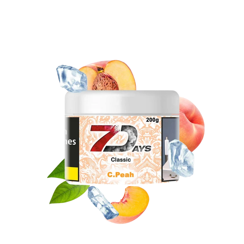 7 Days - Cold Peach Classic - Shisha Tabak 200g