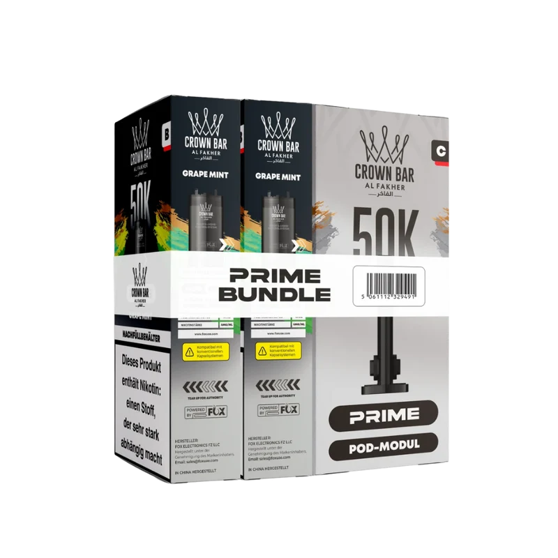 AL FAKHER - 50K Hypermax Prime Pod - Grape Mint