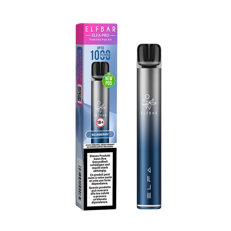 Elfbar Elfa Pro V2 Kit 2ml Twilight Blue & Blueberry