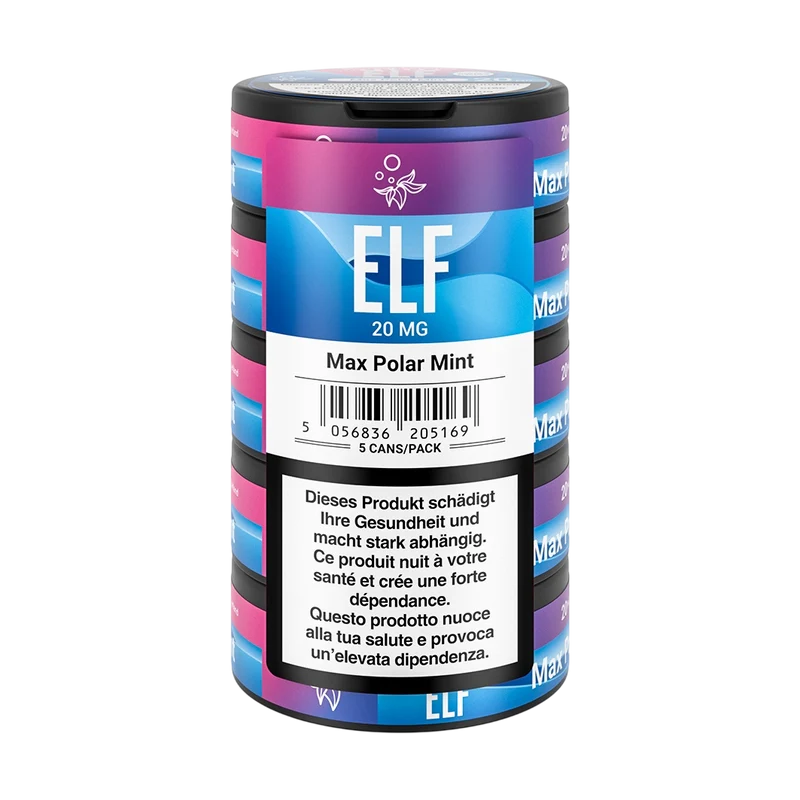 Elf Max Polar Mint Pouches 20mg