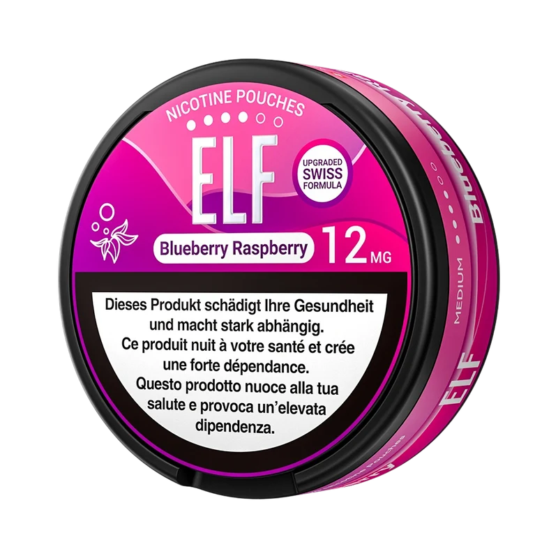 Elf Blueberry Raspberry Pouches 12mg