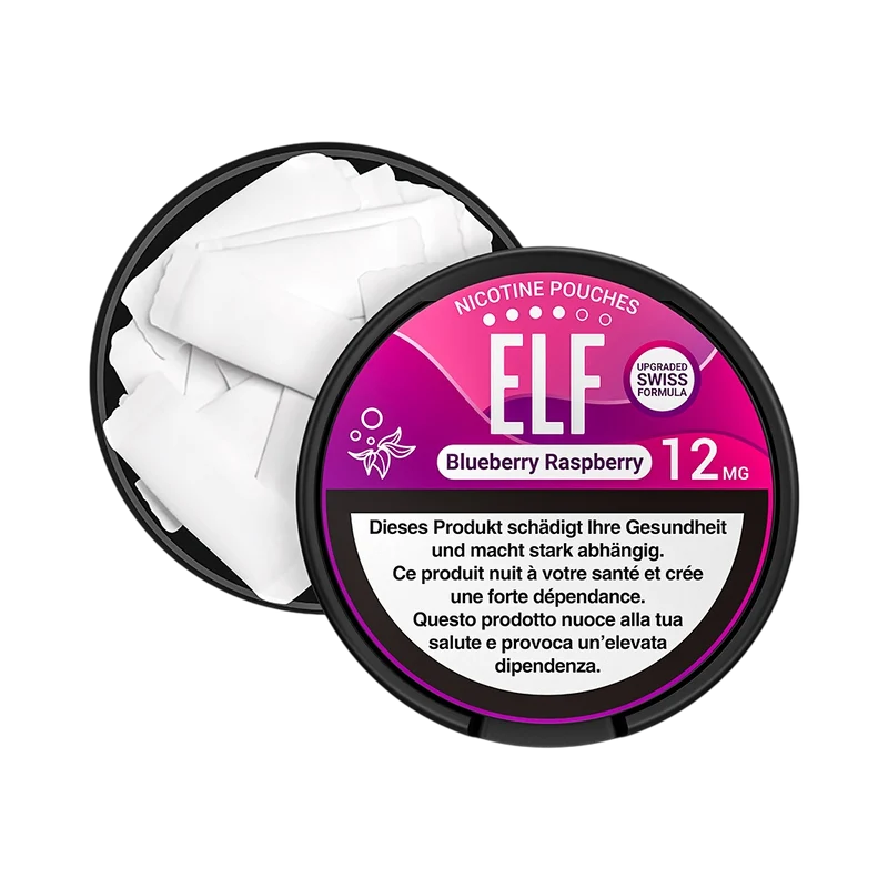 Elf Blueberry Raspberry Pouches 12mg