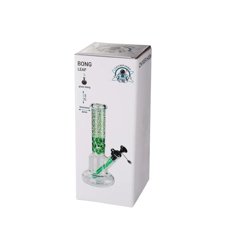 Champ High Glas Bong "Leaf"