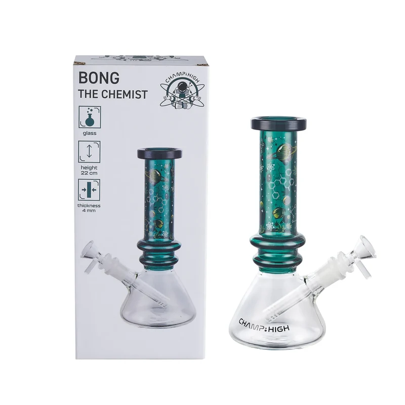 Champ High Glas Bong "The Chemist"