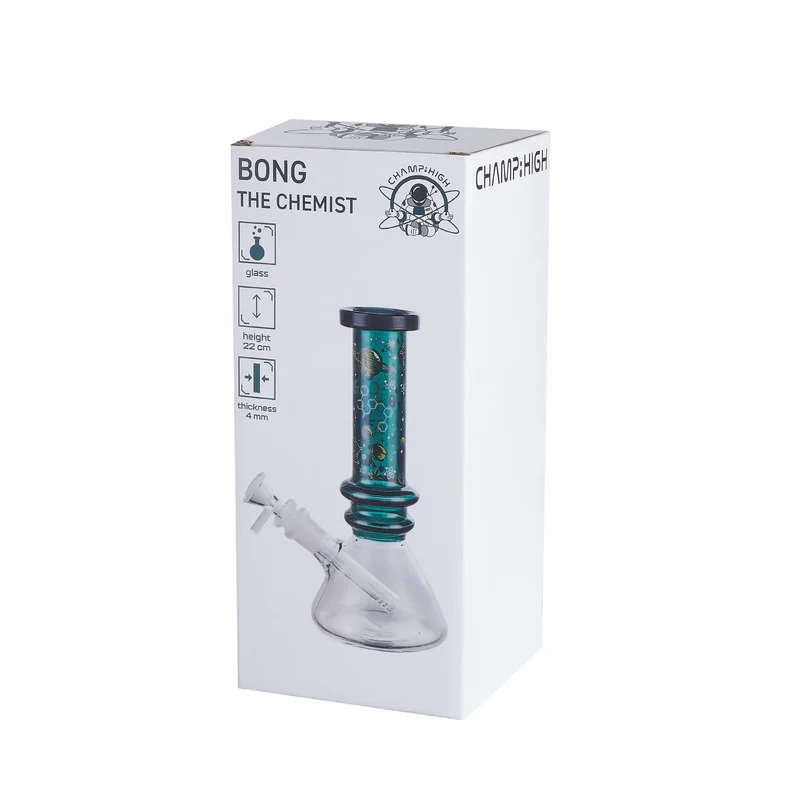 Champ High Glas Bong "The Chemist"