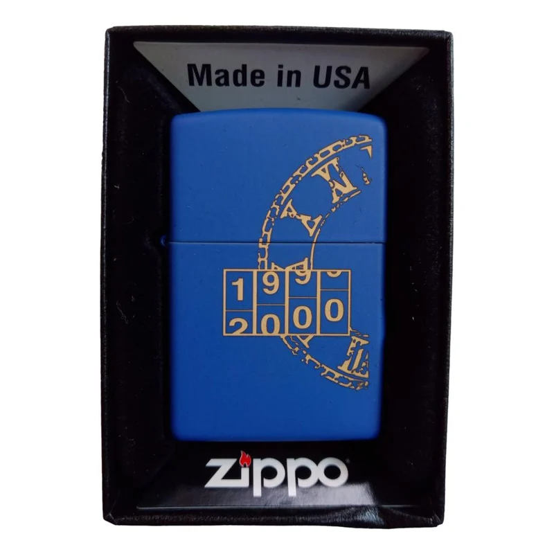 Original Zippo Millenium Lighter i Gaveæske - TOPTILBUD !