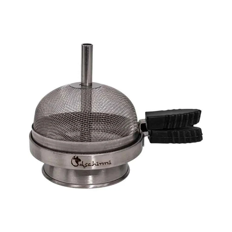 Dschinni Nero Steinkopf Schamottkopf Shisha Windschutz Set