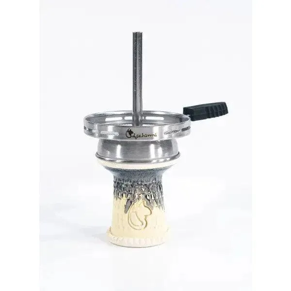 Dschinni Nero Steinkopf Schamottkopf Shisha Air Grip Set