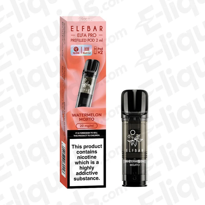 Elfbar ELFA PRO V2 Pods Watermelon Mojito 20mg