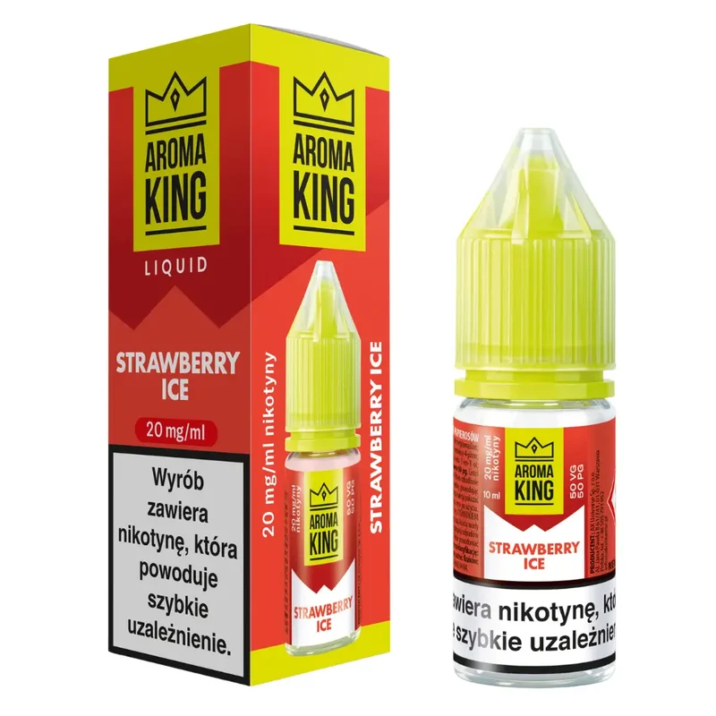 Aroma King Liquid 10ml Strawberry Ice 20mg