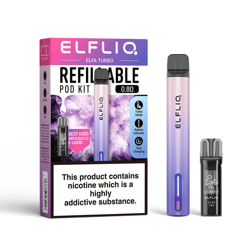 Elfliq - Elfa Turbo - Vape Kit - Aurora Purple