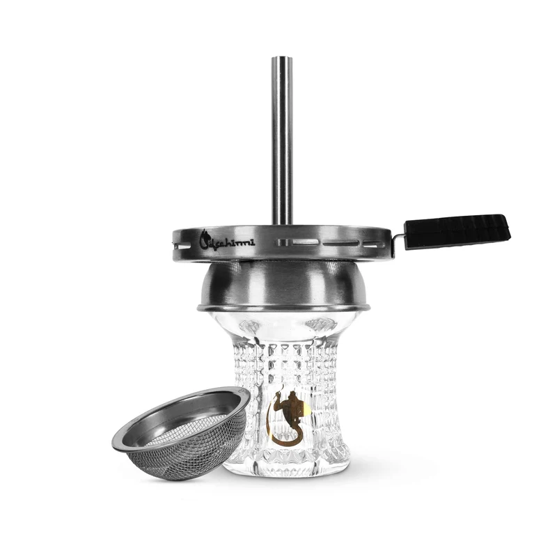 Glaskopf Dschinni Nero Kristall FS-Set mit Seflex und Vulcan Air