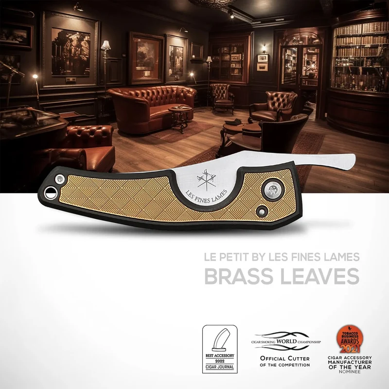 Les Fines Lames Le Petit Brass Zigarrenmesser