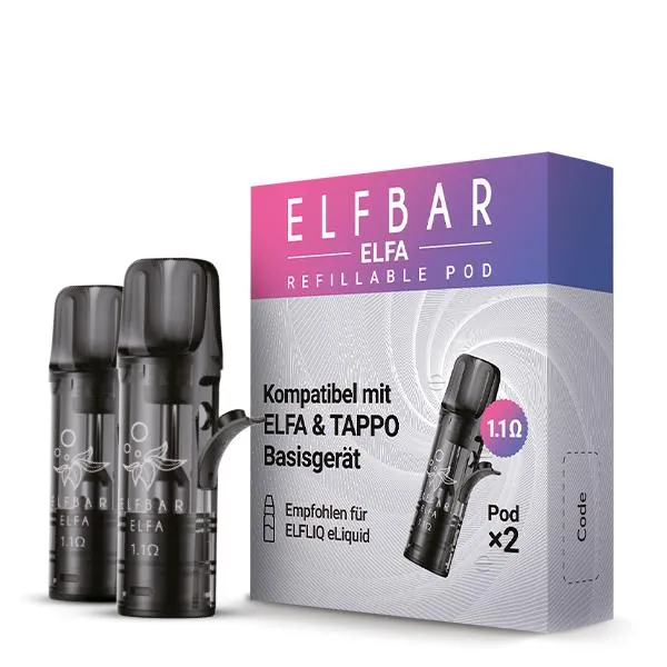 ELFBAR Nachfüll Pods (2x2ml) fÃ¼r Deinen ELFA Akkuträger