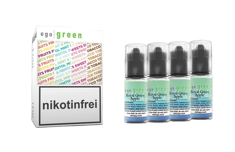 E-Shisha Liquid Royal Green Apple [Nikotinsalz] 10ml