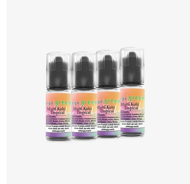 E-Shisha Liquid Multi Kulti Tropical [Nikotinsalz] 10ml