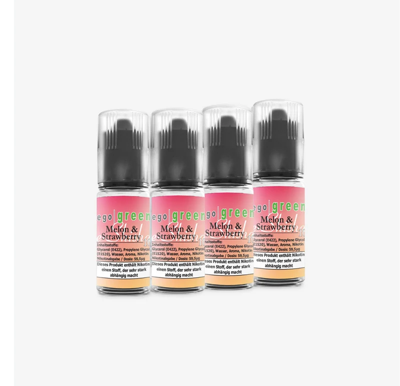 E-Shisha Liquid Melon & Strawberry [Nikotinsalz] 10ml