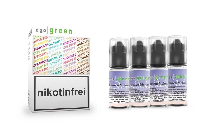 E-Shisha Liquid Frozen Melon [Nikotinsalz] 10ml